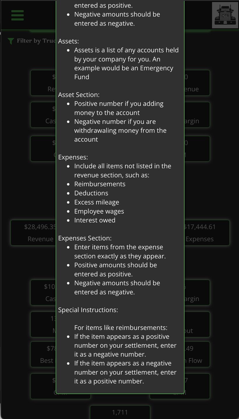 Guidelines bottom